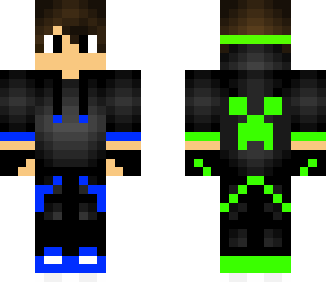 blue and green