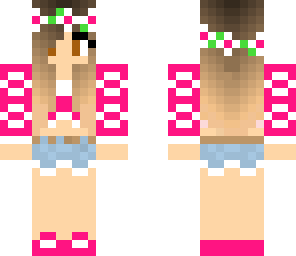 pink summer girl