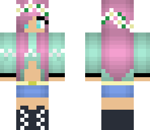 pink hair girl
