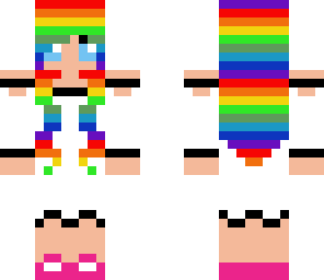rainbow girl