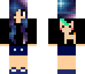 galaxy llamacorn girl