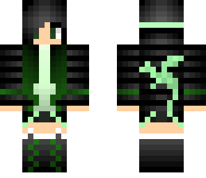 green ender dragon girl