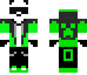 green panda