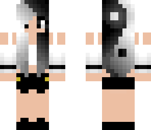 cute ying and yang girl