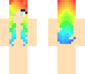 rainbow hair base