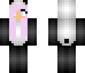 pink panda onezie