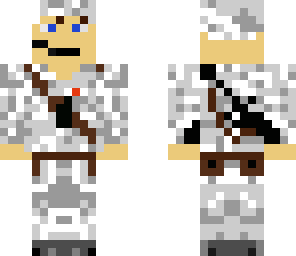 soldier dude battle ready v white