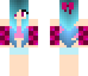blue-haired girlie