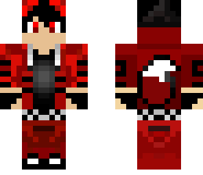 red hoodie wolf