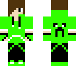 cool green crepper gamer