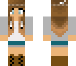 chickadee feather girl