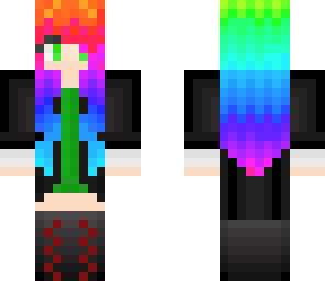 rainbow hair