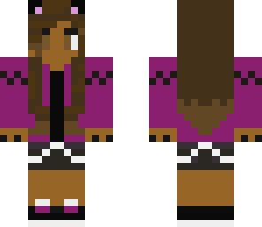 magenta kitty girl