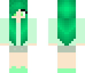 green girl by minecraftrose20