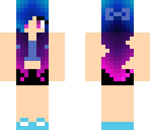 space hair girl