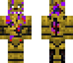 purple guy inside springtrap