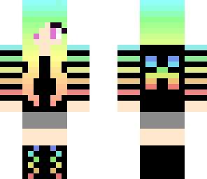 pastel hoodie girl