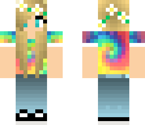 tie dye girl 