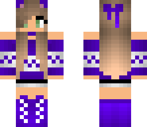 purple cat girl