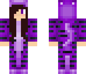 purple tiger girl