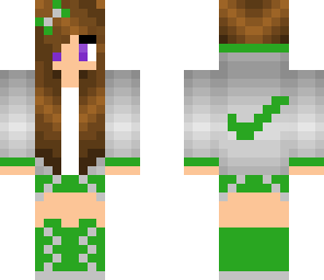 green nike girl