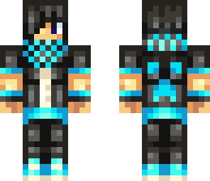 cyan emo kid