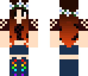 tomboy flower crown girl
