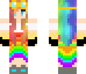 a rainbow dress