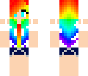 edited rainbow girl