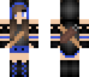 blue assassin girl
