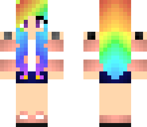 rainbow girl