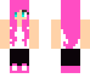 pink haired girl