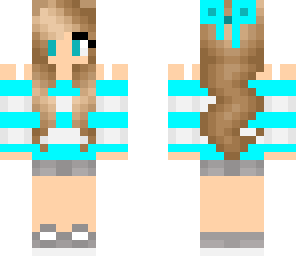 aqua winter girl