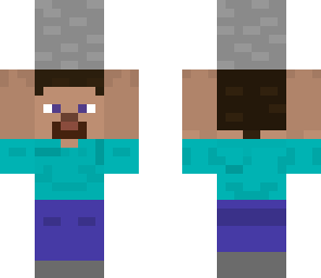 carrying a stone  block