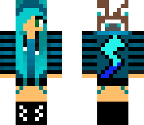 blue pikachu girl