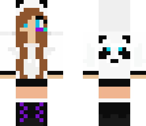hvid panda pige