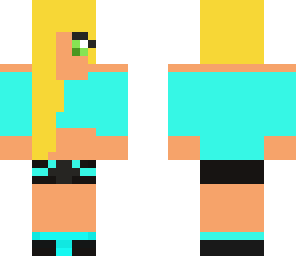 blue girl