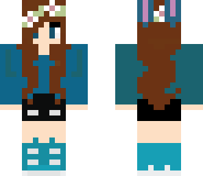 blue bunny girl