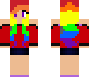 rainbow girl