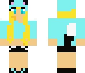 blue catgirlcap