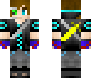 enderman hunter with a gold sword