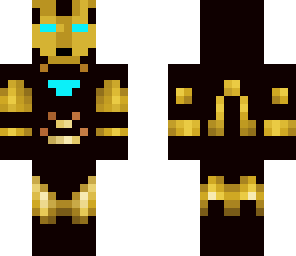 golden dark iron man