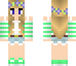 cute flowercrown girl 1