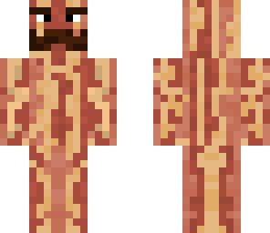 mustache bacon