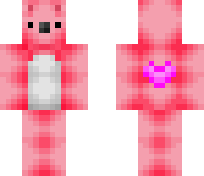 red cotton candy koala