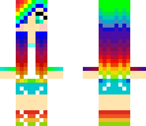 rainbow girl