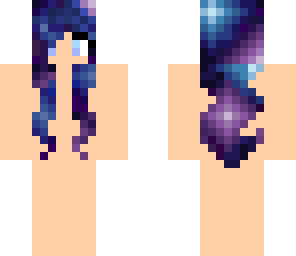galaxy girl wavy hair