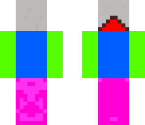 multicolor with a hood