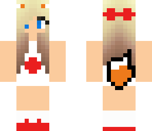 girl fox nurse