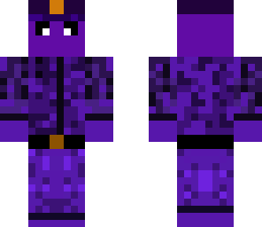 hombre morado